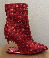 Shiny Red High Heel Rhinestone