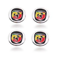 4x Abarth Remote Key Badge