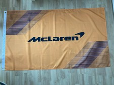 MASSIVE McLAREN F1  FLAG 5' x 3'  (150x90cm) FOR LANDO NORRIS / OSCAR PIASTRI
