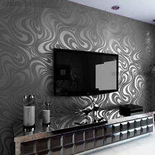 Modern Luxury 3D Abstract Curve Wallpaper Rolls Living Room Non-woven Wall Cover