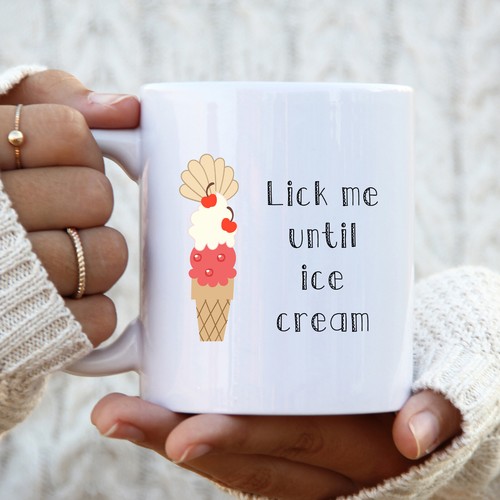 Lick until ice cream funny - lick,