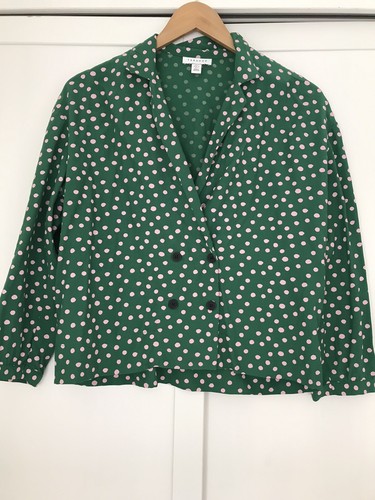 Topshop green pink spotty - topshop,