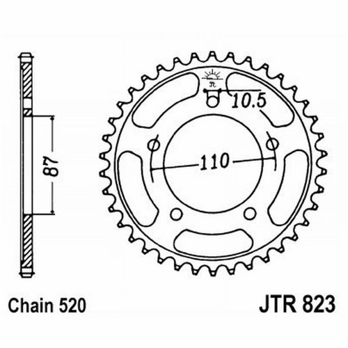 Crown 823 z49 for suzuki - jt,