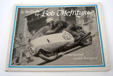 Original Vintage 1st Edition Book A Tribute To Bob McIntyre Scots Bike Racer TT