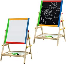 2 in 1 Wooden Art Easel Board