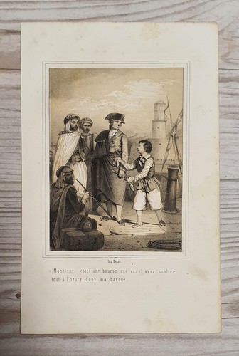 1850 lithograph art print - 1850,