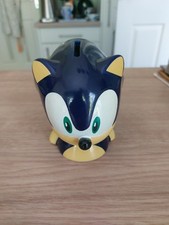 sonic the hedgehog Head Kinnerton Ceramic Money Jar Rare Sega Collectable 