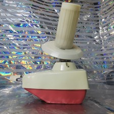 Vintage Cream Hand Operated Wool Yarn Winder Pink Metal Base Smooth Working Move