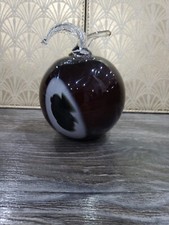 Large  glass apple ornament