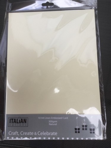 Cardstock cream llnen - a4,