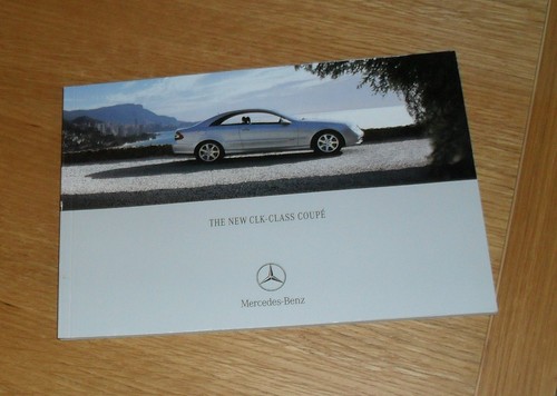 Mercedes clk coupe brochure - mercedes,