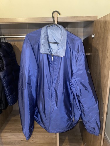 Blue mens prada jacket coat - mens,