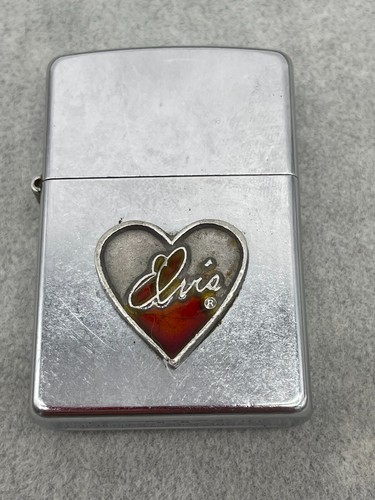 Elvis presley heart zippo - presley,