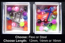 Box Tongue Bars: Choose: Flexi or Steel, Quanity & Length: 10mm 12mm 14mm 16mm 