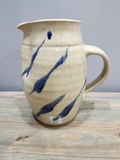 Studio Pottery Pitcher Signed