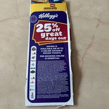 25 % off 2 Ticket Merlin Attraction Alton Towers, Legoland,Thorpe 