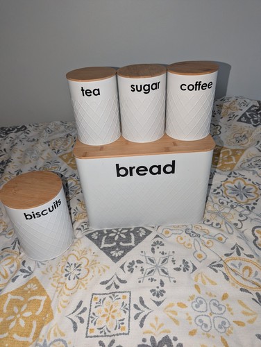 5pc kitchen set bread - set, bin