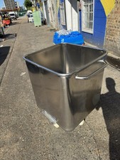 Eurobin Tote bin 250 litre Stainless steel 2 available FREE DELIVERY