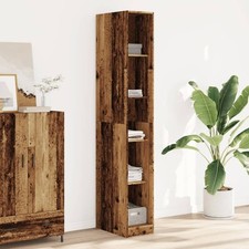 Svvalka Wardrobe Old Wood 30x50x200 cm Engineered Wood