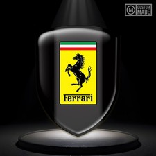 Ferrari Logo Silicone Sticker