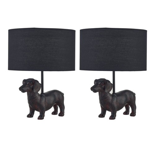 Set dachshund dog table - 2,