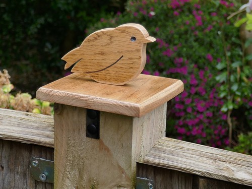 Robin post topper - -, gift