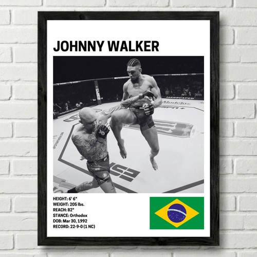 Johnny walker poster mma - johnny,