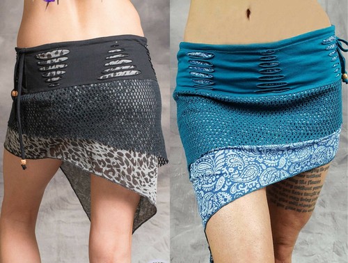 Layered hippy skirt - layered,