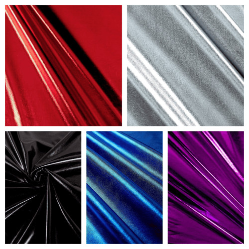 Foil lame metallic - lame, stretch