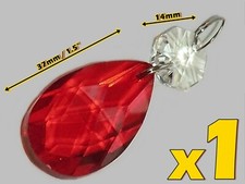 Red Chandelier Glass Crystals