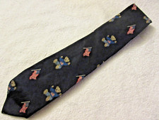 Rare Polo Ralph Lauren Vintage Teddy Bear American Flag Patriotic Boy's Neck Tie