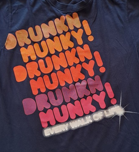 Vintage drunknmunky navy - ,