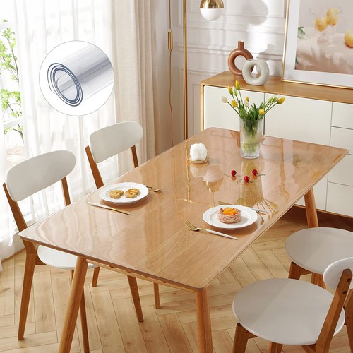 200 50cm clear table - table, pvc