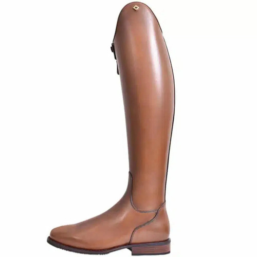 Brown leather knee high - knee,