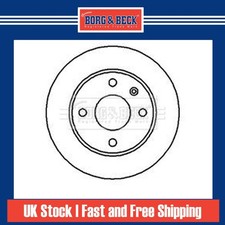 2x Brake Discs Vented For Ford