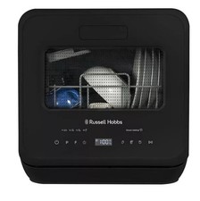 Russell Hobbs RH2TTDW101B Mini Dishwasher Compact Table Top 2 Place Setting
