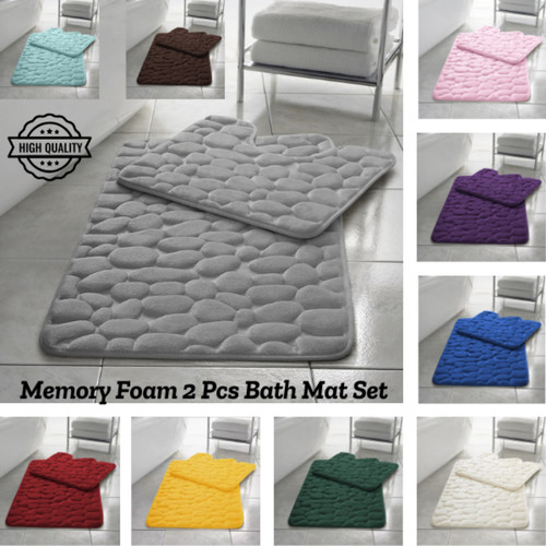 Memory foam 2pcs bath - foam,
