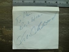 "Mike The Bike" British Motorcycle Racer Mike Hailwood Autograph