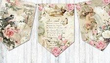 Vintage style shabby - shabby, pink