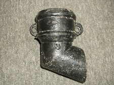 3 Inch Cast Iron Round Downpipe Eared Shoe Right Hand Rainwater Pipe