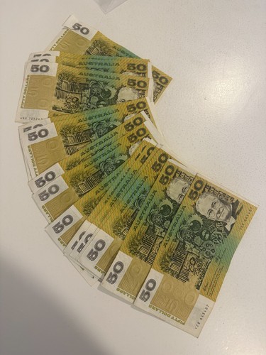 Australian paper banknote - $50,