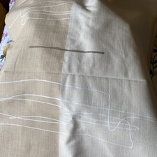 1pr Beige N Cream Curtains 134