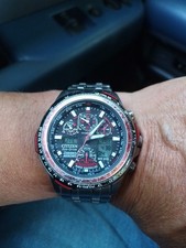 citizen eco drive red arrows radio controlled watch