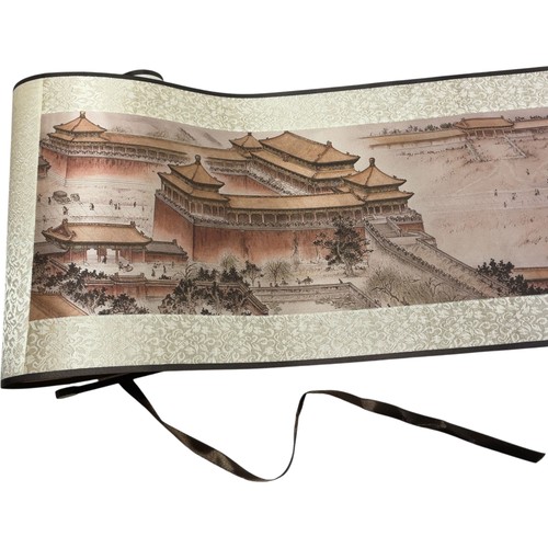 Chinese silk scroll painting - silk,
