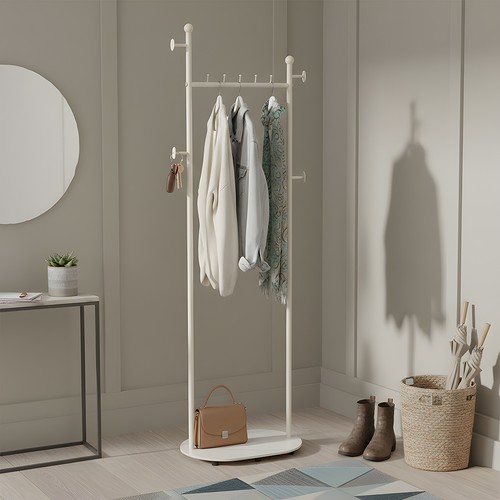Freestanding coat rack metal - freestanding,