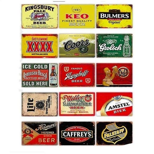 Metal signs plaques tin man - metal,