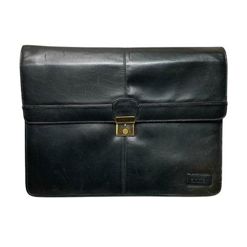 Antler vintage black - black, leather