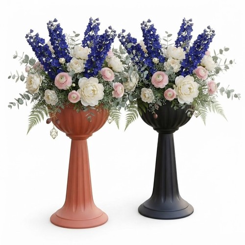 75cm tall urn - planter, indoor