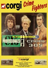 CORGI TOYS THE PROFESSIONALS "NEW" A5 POSTER ONLY.FLYER,ADVERT.