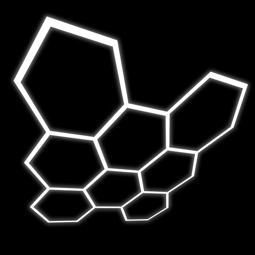 Grid hexagon led - 8,